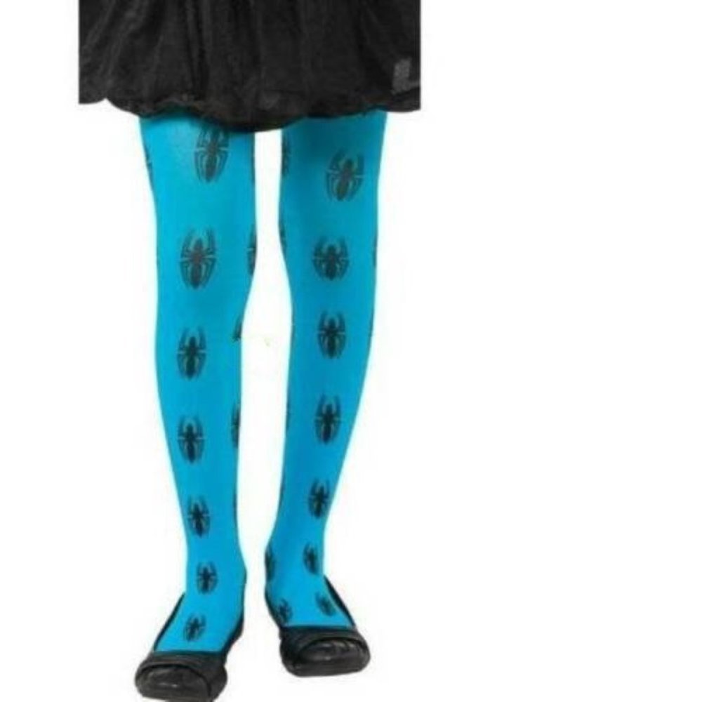 Spidergirl Tights Blue Marvel Halloween Costume Accessory Spiderman 4/10